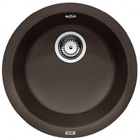 BLANCO 515028 Évier Rondo sans excentrique Silgranit PuraDur café