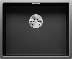 BLANCO 527836 évier Claron 500-IF InFino sans tirant Durinox DarkSteel