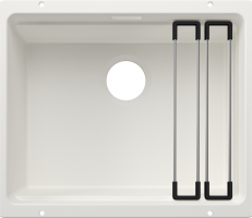 BLANCO 527759 Évier Etagon 500-U sans set vidange Silgranit blanc