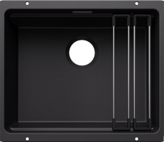 BLANCO 527754 Évier Etagon 500-U sans siphon Silgranit noir