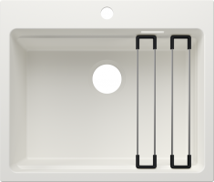 BLANCO 527751 Évier Etagon 6 sans siphon Silgranit blanc