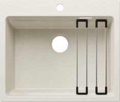 BLANCO 527748 Évier Etagon 6 sans siphon Silgranit blanc soft