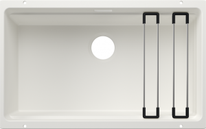 BLANCO 527767 Évier Etagon 700-U sans siphon Silgranit blanc