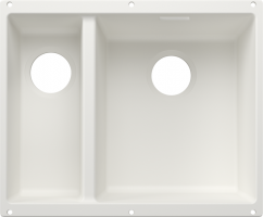 BLANCO 527815 Évier Subline 340/160-U sans kit vidange Silgranit blanc