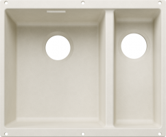 BLANCO 527820 Évier Subline 340/160-U sans vidange Silgranit blanc soft