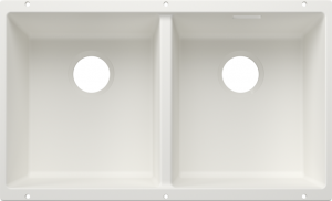 BLANCO 527831 Évier Subline 350/350-U sans kit vidange Silgranit blanc