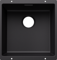 BLANCO 527786 Évier Subline 400-U sans siphon Silgranit noir