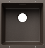 BLANCO 527792 Évier Subline 400-U sans siphon Silgranit café