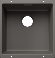 BLANCO 527787 Évier Subline 400-U sans set vidage Silgranit gris vulcan