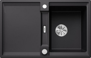 BLANCO 527585 évier Adira 45 S InFino avec excentrique Silgranit noir