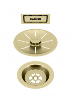 BLANCO 203476 accessoires ensemble de vidage InFino C-overfLow satiné or