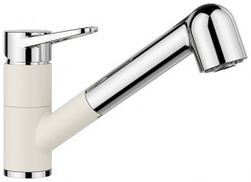BLANCO 526982 robinet Wega-S Silgranit-look blanc soft/chrome