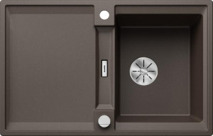 BLANCO 527592 évier Adira 45 S InFino avec excentrique Silgranit café