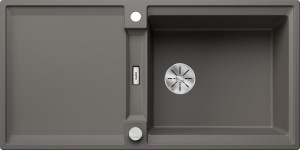 BLANCO 527620 Évier Adira XL 6 S InFino avec excentrique Silgranit gris vulcain