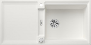 BLANCO 527621 évier Adira XL 6 S InFino avec excentrique Silgranit blanc