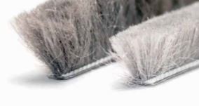 SEVROLL brosse antipoussiere adhésive 6,7x13mm gris