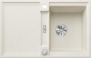 BLANCO 527590 Évier Adira 45 S InFino avec excentrique Silgranit blanc soft