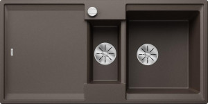 BLANCO 527608 Évier Adira 6 S InFino avec excentrique Silgranit café