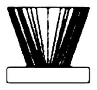 SISCO 370/9mm brosse auto-adhésive noire