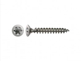 SPAX vis a bois 3,5x25 tete fraisée TXS,W,4C MH, inox A2