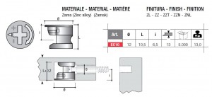 Excentr EC10 O 12mm