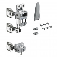 HETTICH 9278571 WingLine L 25 kg, Push to move gris gauche