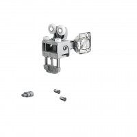 HETTICH 9278642 WingLine L jusqu'a 12 kg, Push to move gris droit sans inférieur