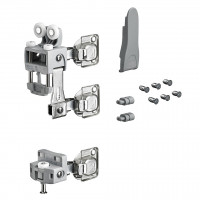 HETTICH 9278580 WingLine L jusqu'a 25 kg, Push to move gris droit