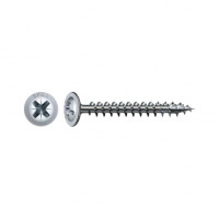 SPAX vis a bois 4x45 tete fraisée avec collerette PZ, W, 4C MH