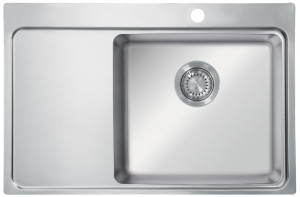 StrongSinks S3 Évier Nida 787 787x520mm égout gauche inox