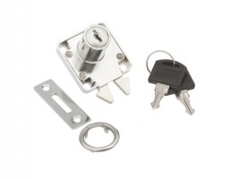 StrongLocks Serrure pour portes coulissantes chrome