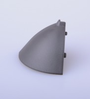 TL Egger coin extérieur 90° anthracite