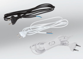 SAL câble d'alimentation sans interrupteur 2m blanc