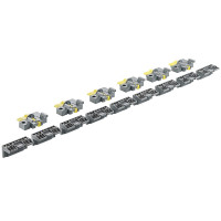 HETTICH 9277708 TopLine XL ensemble clips profilés guide 3000 mm