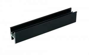 SEVROLL 06441 rail de guidage supérieur 1,7m noir structuré