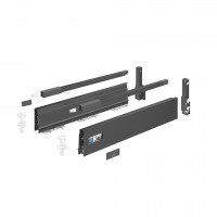 HETTICH 9307214 Atira flexi ensemble complet 520/144 anthracite, reling, fixatio
