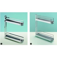 HETTICH 9207579 tiroir coulissant frontal 2 niveaux Arena Classic 90°, argenté