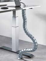 HETTICH 9189284 goulotte flexible pour câbles alu