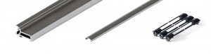 HAWA 31519 Folding Concepta III 20 profil vertical 1200 - 2200mm, argent