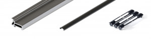 HAWA 31526 Folding Concepta III 20 profil vertical 1200 - 2200mm, noir
