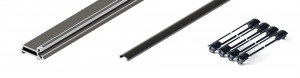 HAWA 31527 Folding Concepta III 25 profil vertical 1900 - 2700mm, noir