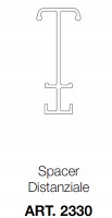 TERNO profil 2330/A 6m alu profil argenté