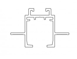 TERNO guidage supérieur 1263/A elox 3m