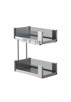 VIBO Essence, panier bas, 300mm, gris, droit/gauche