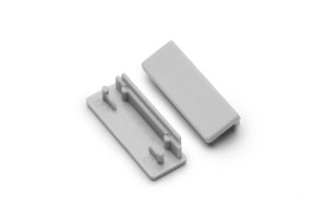 StrongLumio embouts pour profil Wide 24, gris (paire)