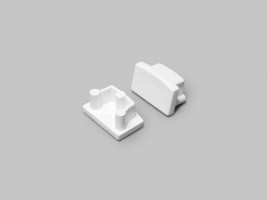 StrongLumio embouts pour profil Begton 12 oblá, blanc (paire)