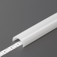 StrongLumio moulure de recouvrement D pr profil Uni/Arc naklapávací, 2000mm lait