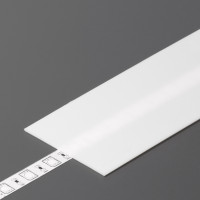 StrongLumio moulure de recouvrement G pour profil Wide 24 clipsable 2000mm laite