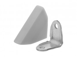 STRONG Équerre de liaison métal avec couvercle gris clair
