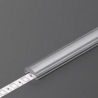 StrongLumio moulure de recouvrement C pour profil LED lentille clipsable, 2000mm